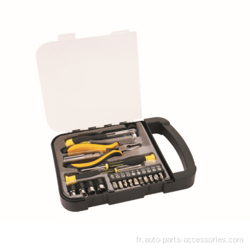 Kit d&#39;outils de mécanique de voiture à socket de clé en quincaillerie
